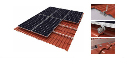 Pitched Tile Rooftop Mount System