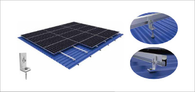 Corrugated Metal Rooftop Mount System