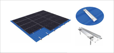 Trapedroidal Metal Rooftop Mount System-Mini Rail